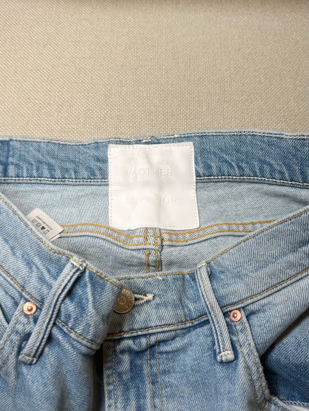 MOTHER Denim The Flirt Ankle Fray Jeans Size 29 - Picture 8 of 12